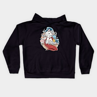 Cat bath Kids Hoodie